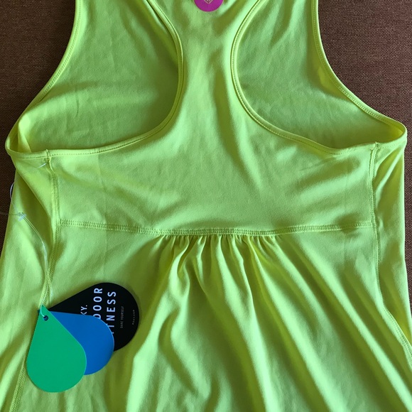 Yellow roxy swim workout shirt - Picture 3 of 5